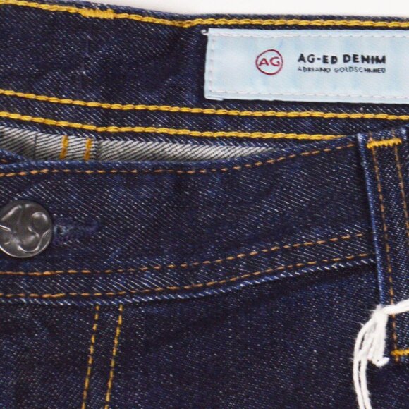 NEW Adriano Goldschmied Mens Jeans 38 Blue Denim The Everett Cotton Blend - Picture 3 of 11